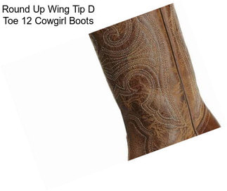 Round Up Wing Tip D Toe 12\
