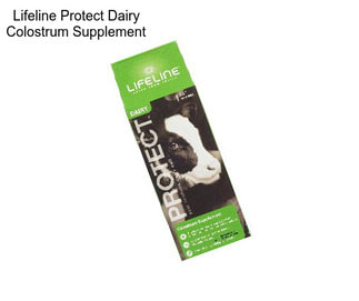 Lifeline Protect Dairy Colostrum Supplement