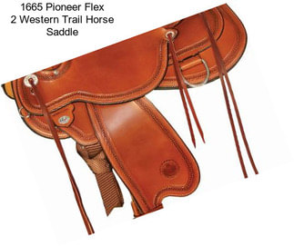 1665 Pioneer Flex 2 Western Trail Horse Saddle