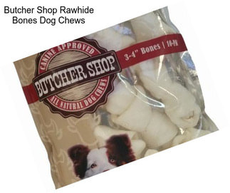 Butcher Shop Rawhide Bones Dog Chews