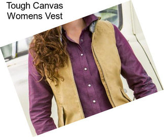 Tough Canvas Womens Vest