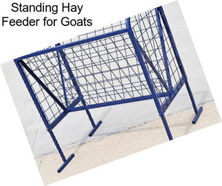Standing Hay Feeder for Goats
