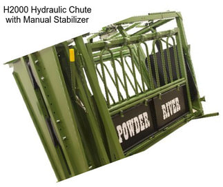 H2000 Hydraulic Chute with Manual Stabilizer