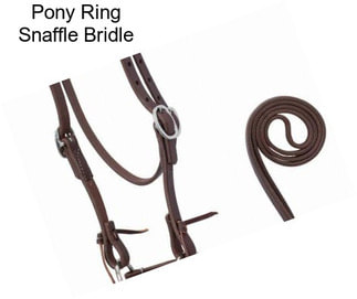 Pony Ring Snaffle Bridle