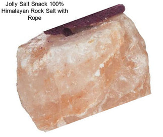 Jolly Salt Snack 100% Himalayan Rock Salt with Rope