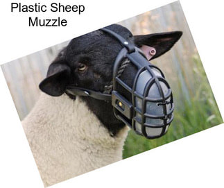 Plastic Sheep Muzzle