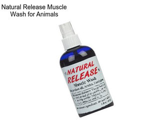 Natural Release Muscle Wash for Animals