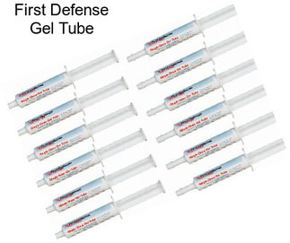 First Defense Gel Tube