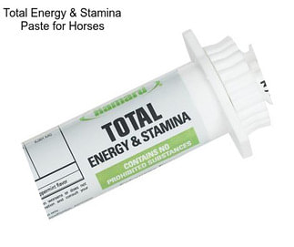 Total Energy & Stamina Paste for Horses