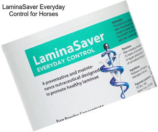 LaminaSaver Everyday Control for Horses