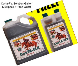 Corta-Flx Solution Gallon Multipack + Free Quart