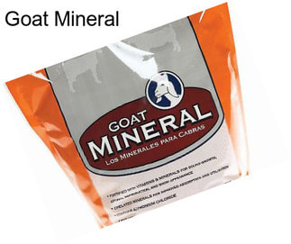 Goat Mineral