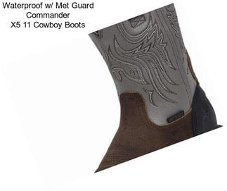 Waterproof w/ Met Guard Commander X5 11\