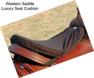 Western Saddle Luxury Seat Cushion