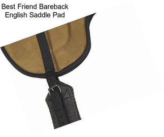 Best Friend Bareback English Saddle Pad