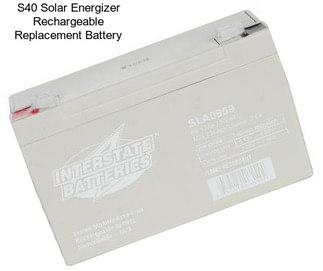 S40 Solar Energizer Rechargeable Replacement Battery