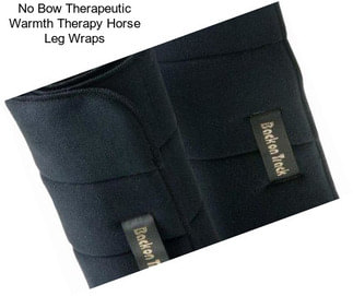 No Bow Therapeutic Warmth Therapy Horse Leg Wraps