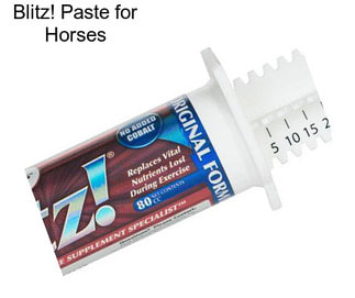 Blitz! Paste for Horses