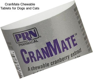 CranMate Chewable Tablets for Dogs and Cats