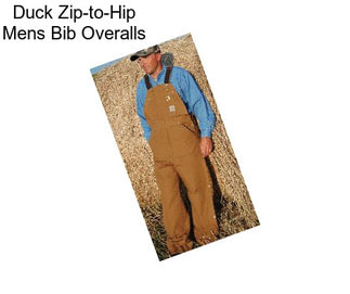 Duck Zip-to-Hip Mens Bib Overalls