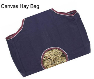 Canvas Hay Bag