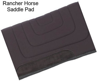 Rancher Horse Saddle Pad