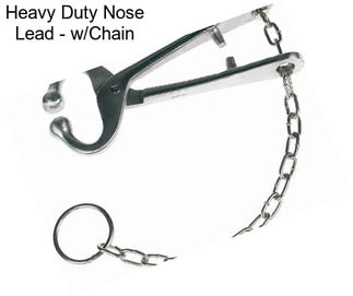 Heavy Duty Nose Lead - w/Chain