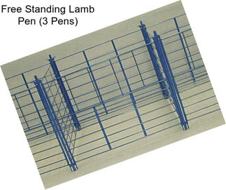 Free Standing Lamb Pen (3 Pens)