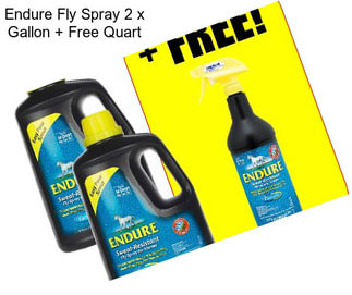 Endure Fly Spray 2 x Gallon + Free Quart