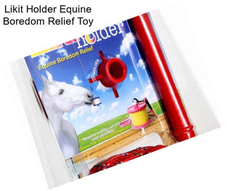 Likit Holder Equine Boredom Relief Toy