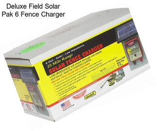 Deluxe Field Solar Pak 6 Fence Charger