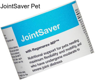 JointSaver Pet
