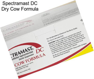 Spectramast DC Dry Cow Formula