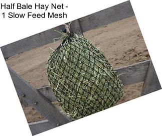 Half Bale Hay Net - 1\
