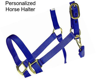 Personalized Horse Halter