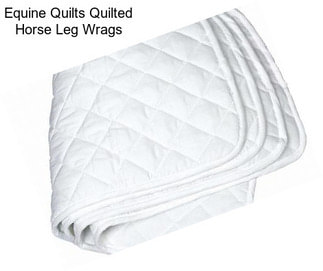 Equine Quilts Quilted Horse Leg Wrags