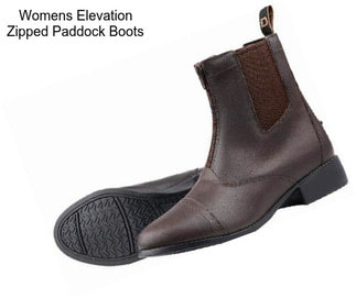 Womens Elevation Zipped Paddock Boots