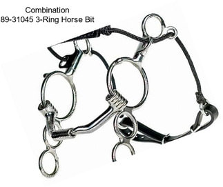 Combination 89-31045 3-Ring Horse Bit