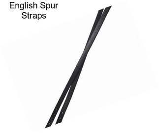 English Spur Straps