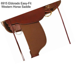 6915 Eldorado Easy-Fit Western Horse Saddle