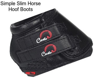 Simple Slim Horse Hoof Boots