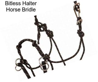 Bitless Halter Horse Bridle