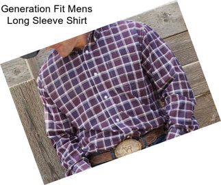 Generation Fit Mens Long Sleeve Shirt