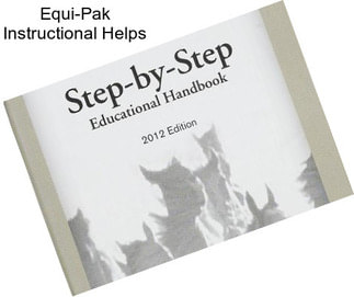 Equi-Pak Instructional Helps