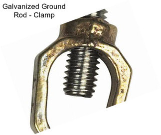 Galvanized Ground Rod - Clamp