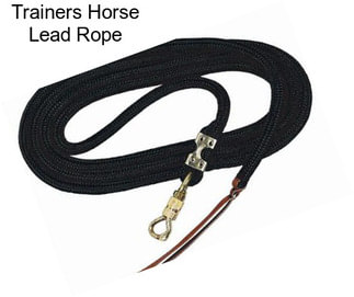 Trainers Horse Lead Rope