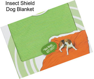 Insect Shield Dog Blanket