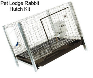 Pet Lodge Rabbit Hutch Kit