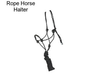 Rope Horse Halter