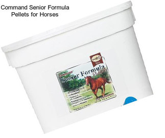 Command Senior Formula Pellets for Horses